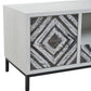 Lombok White Frame Media Unit