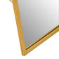 Avento Gold Finish Floor Mirror