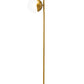 Revive 2 Bulb Gold Finish Metal Floor Lamp