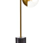 Revive Small Gold Finish Metal Table Lamp With Black Marble Base