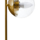 Revive Small Gold Finish Metal Table Lamp With Black Marble Base