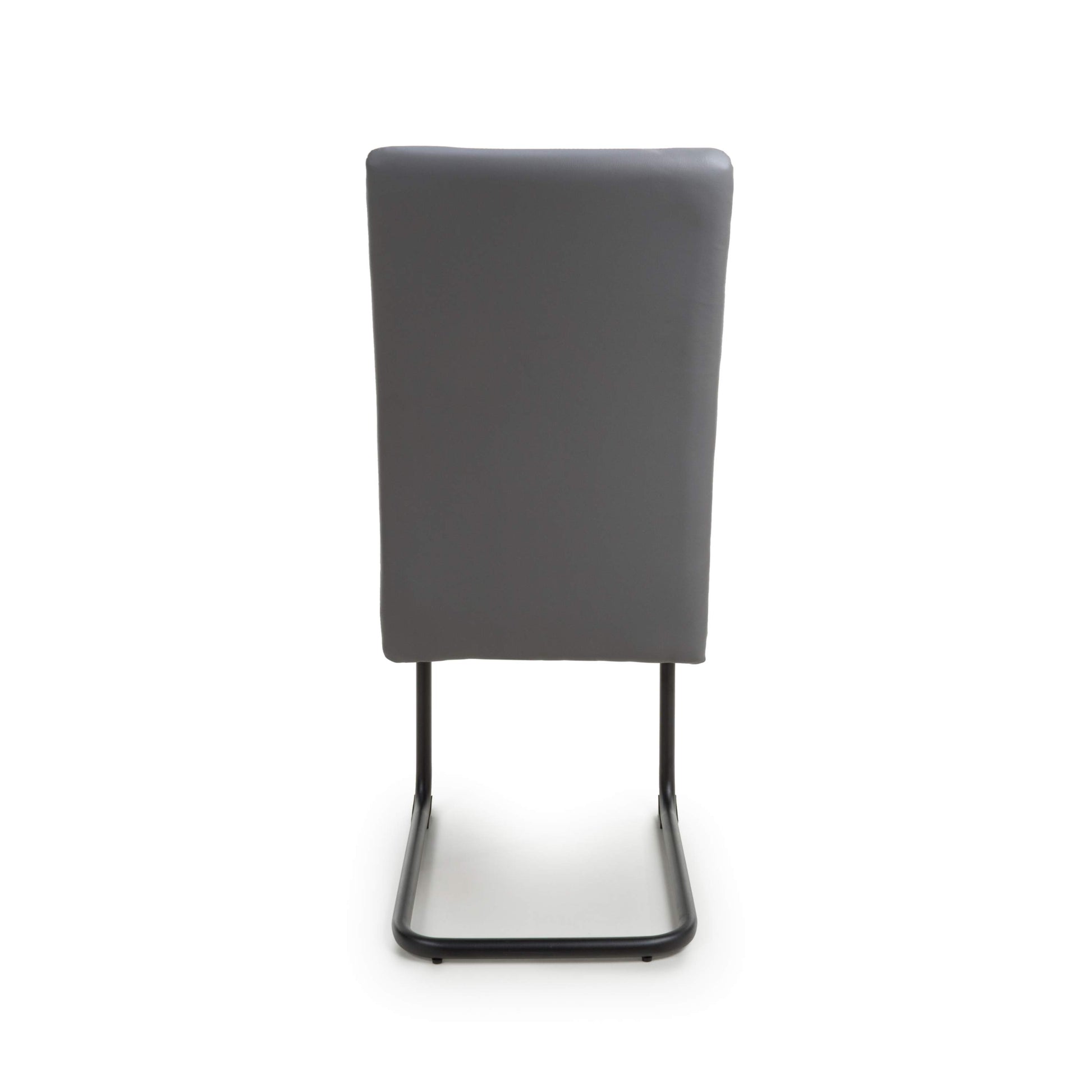 Carlisle Leather Effect Grey Dining Chair