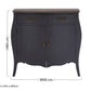 Loire Two Door Dark Grey Sideboard