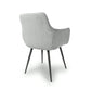 Denver Corduroy Light Grey Dining Chair