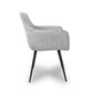 Denver Corduroy Light Grey Dining Chair