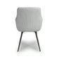 Denver Corduroy Light Grey Dining Chair