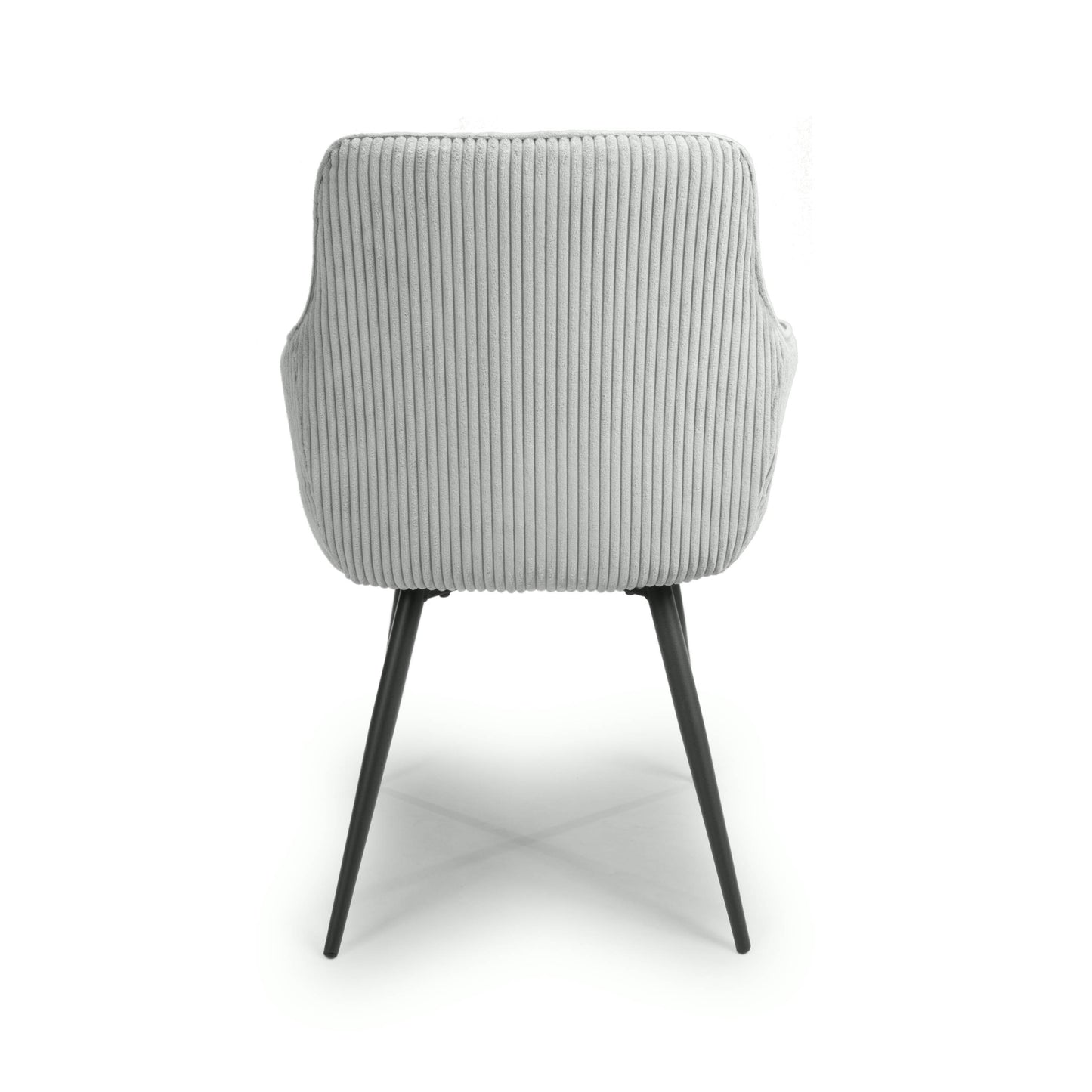 Denver Corduroy Light Grey Dining Chair