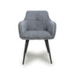 Denver Corduroy Dark Grey Dining Chair