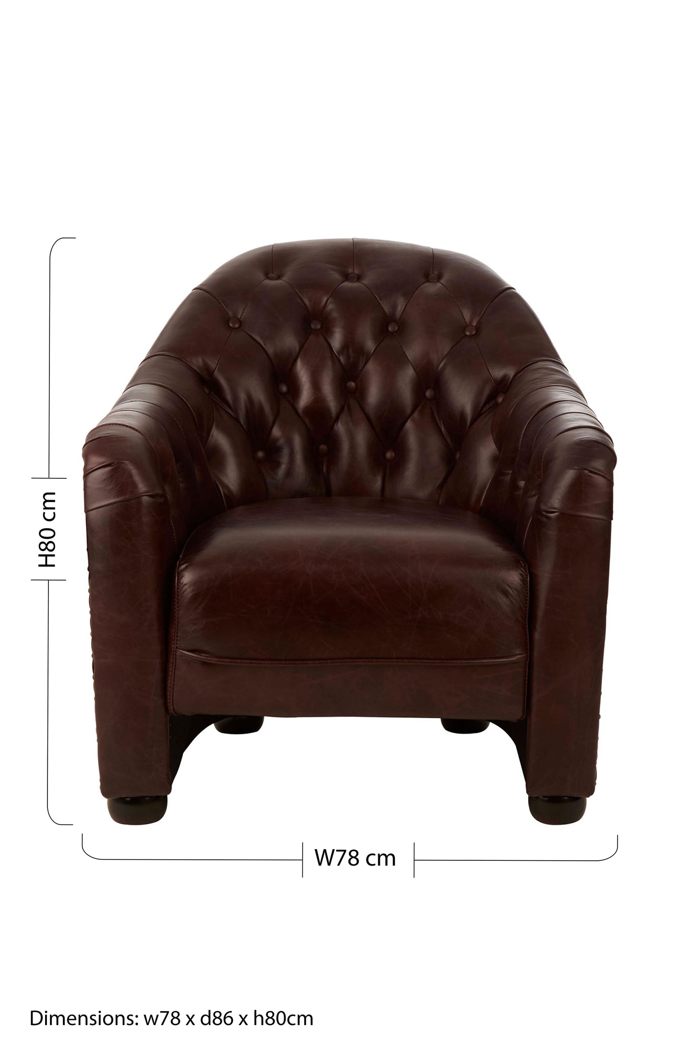 Victor Classic Armchair with Buttoned Back