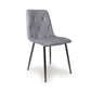 Vernon Brushed Velvet Grey Dining Chair