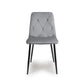 Vernon Brushed Velvet Grey Dining Chair