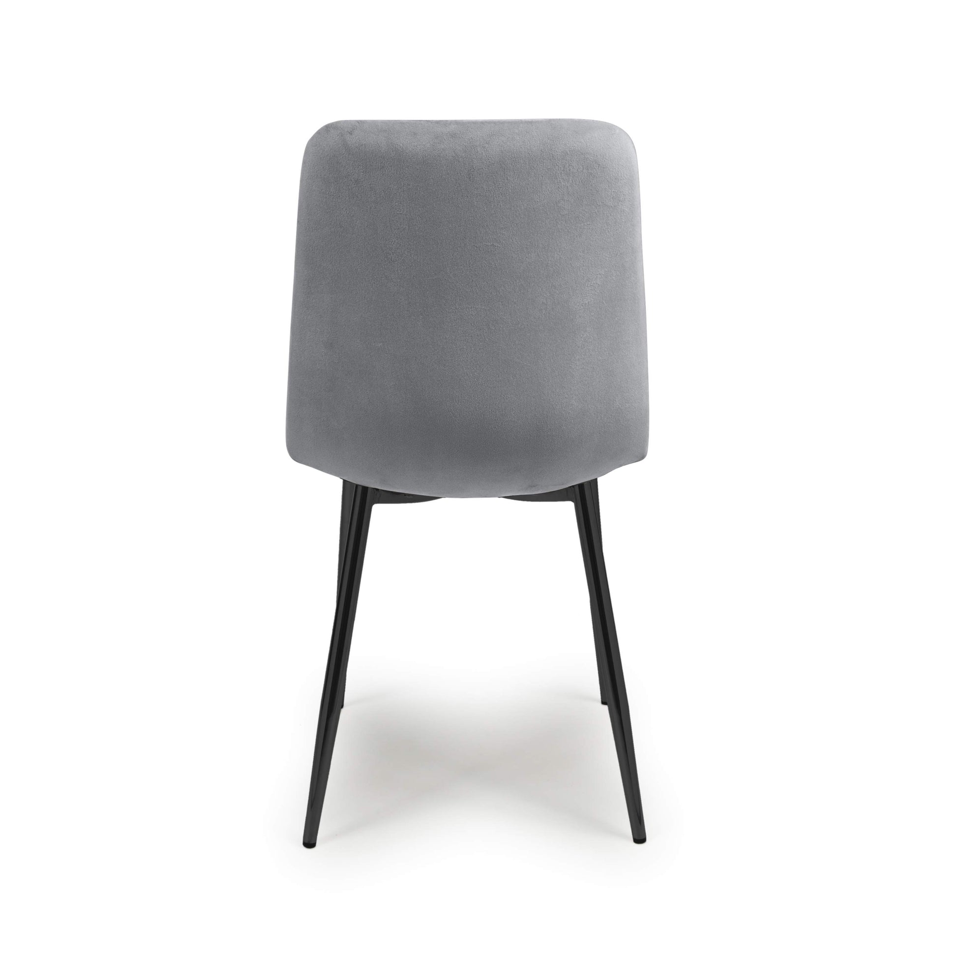 Vernon Brushed Velvet Grey Dining Chair