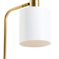 Newton White And Gold Floor Lamp