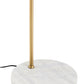 Newton White And Gold Floor Lamp