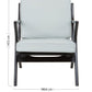 Kendari Grey Cow Leather Chair