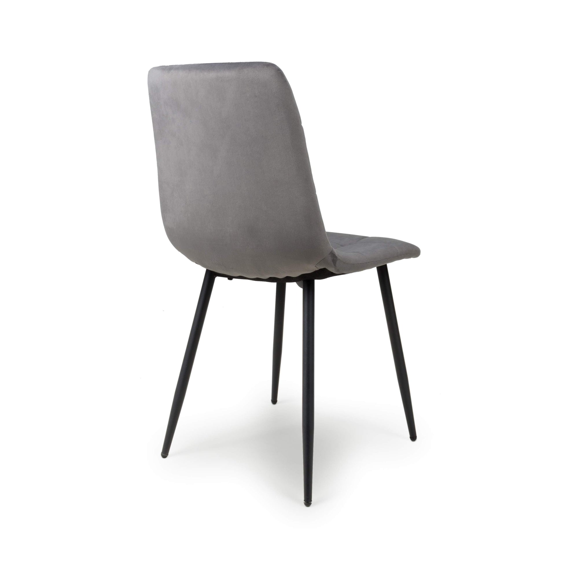 Madison Brushed Velvet Grey Dining Chair