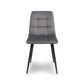 Madison Brushed Velvet Grey Dining Chair