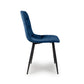 Madison Brushed Velvet Blue Dining Chair