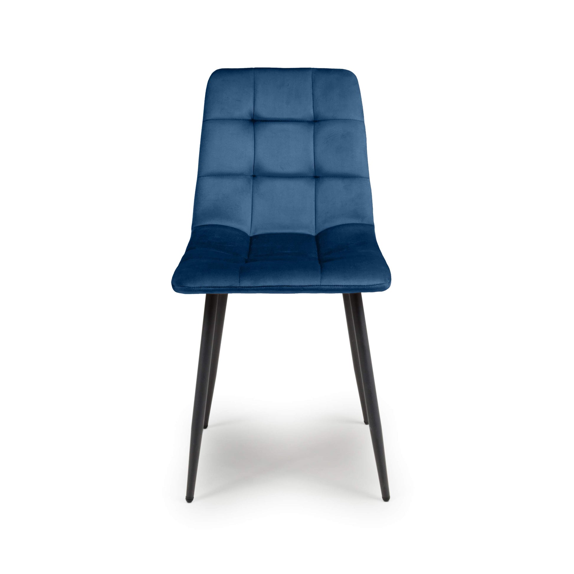 Madison Brushed Velvet Blue Dining Chair