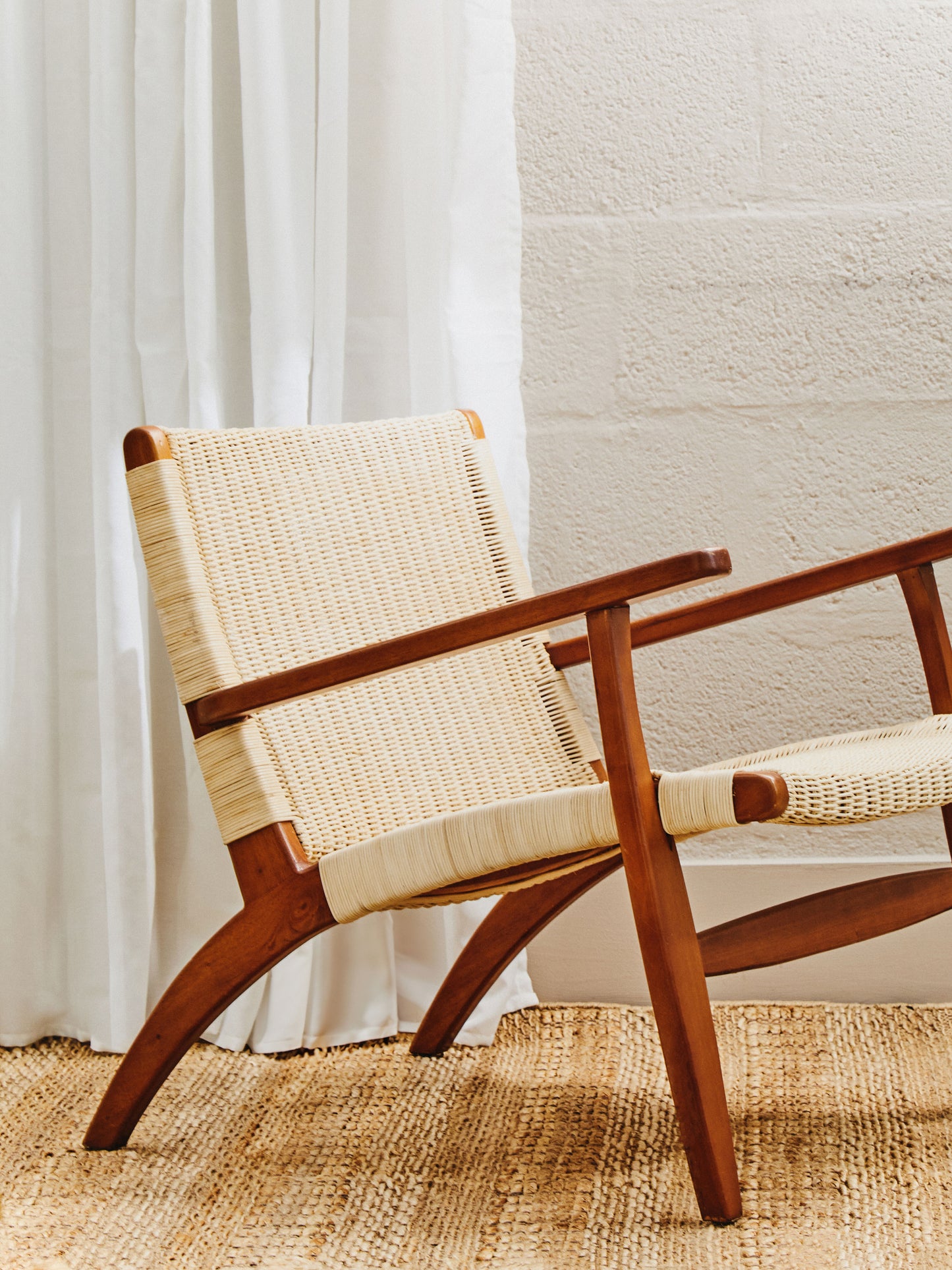 Java Woven Chair In Natural Rattan