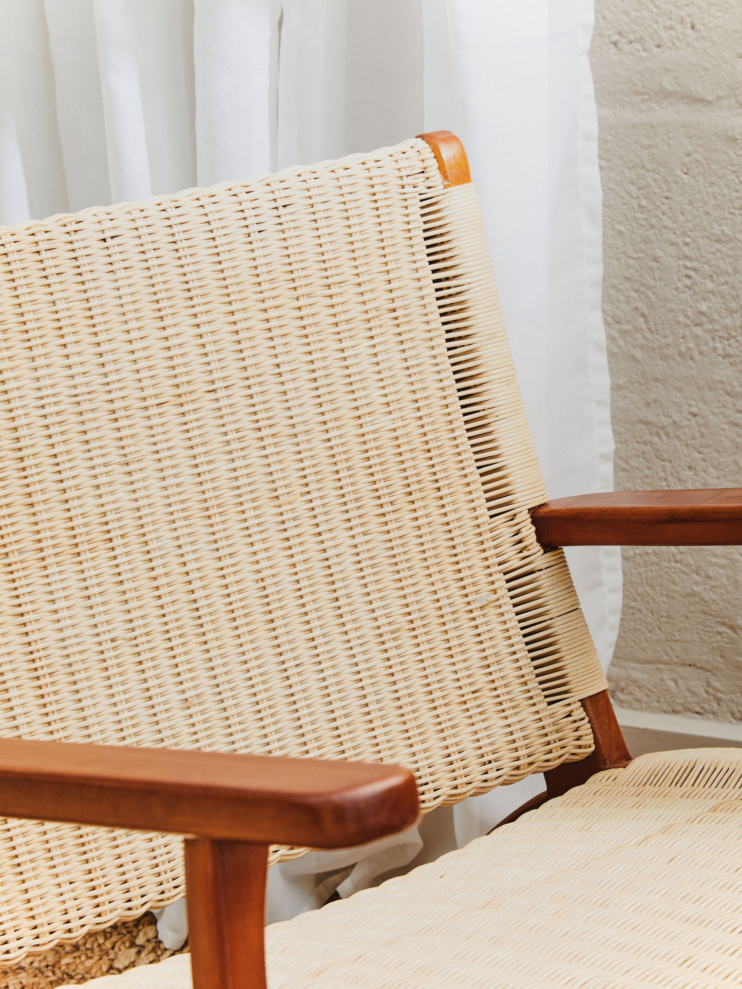 Java Woven Chair In Natural Rattan