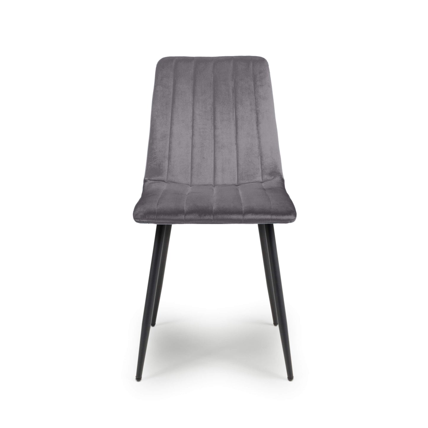 Lisbon Brushed Velvet Grey Dining Chair