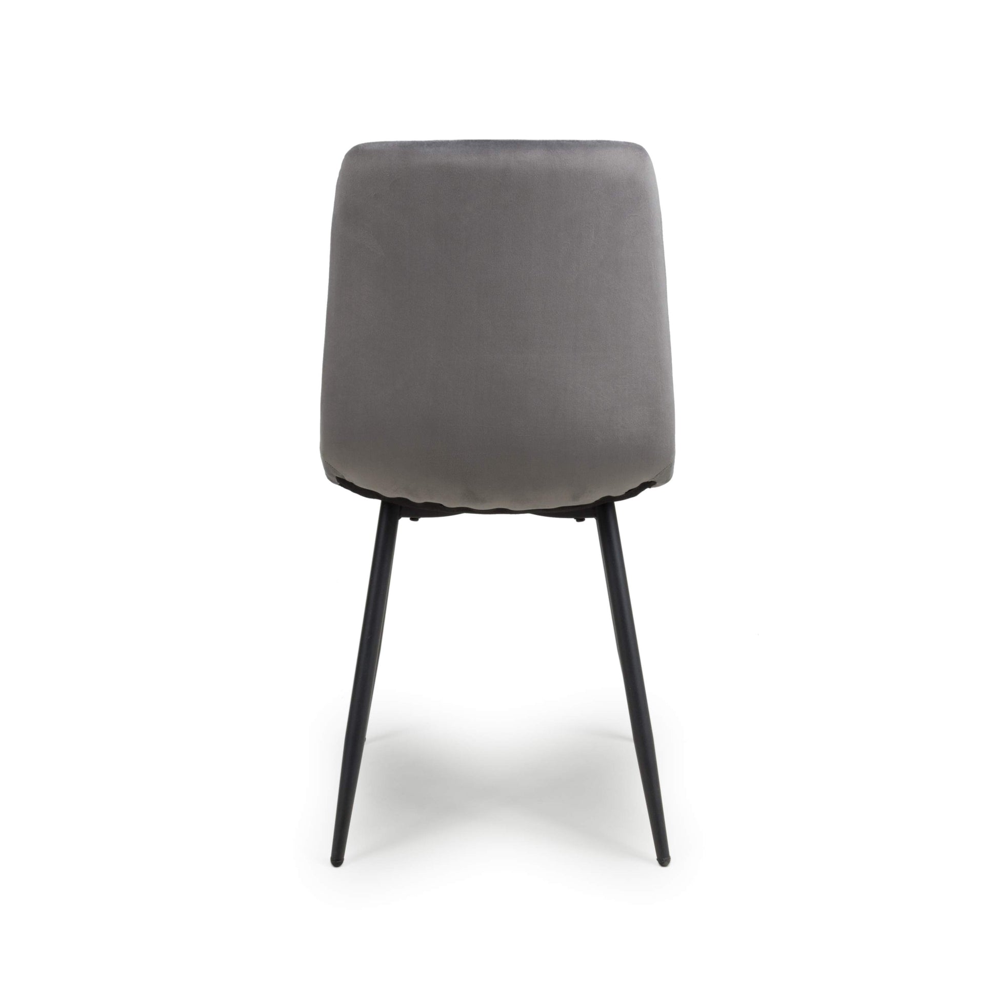 Lisbon Brushed Velvet Grey Dining Chair