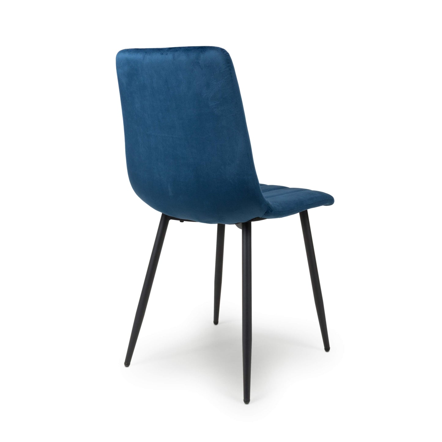 Lisbon Brushed Velvet Blue Dining Chair