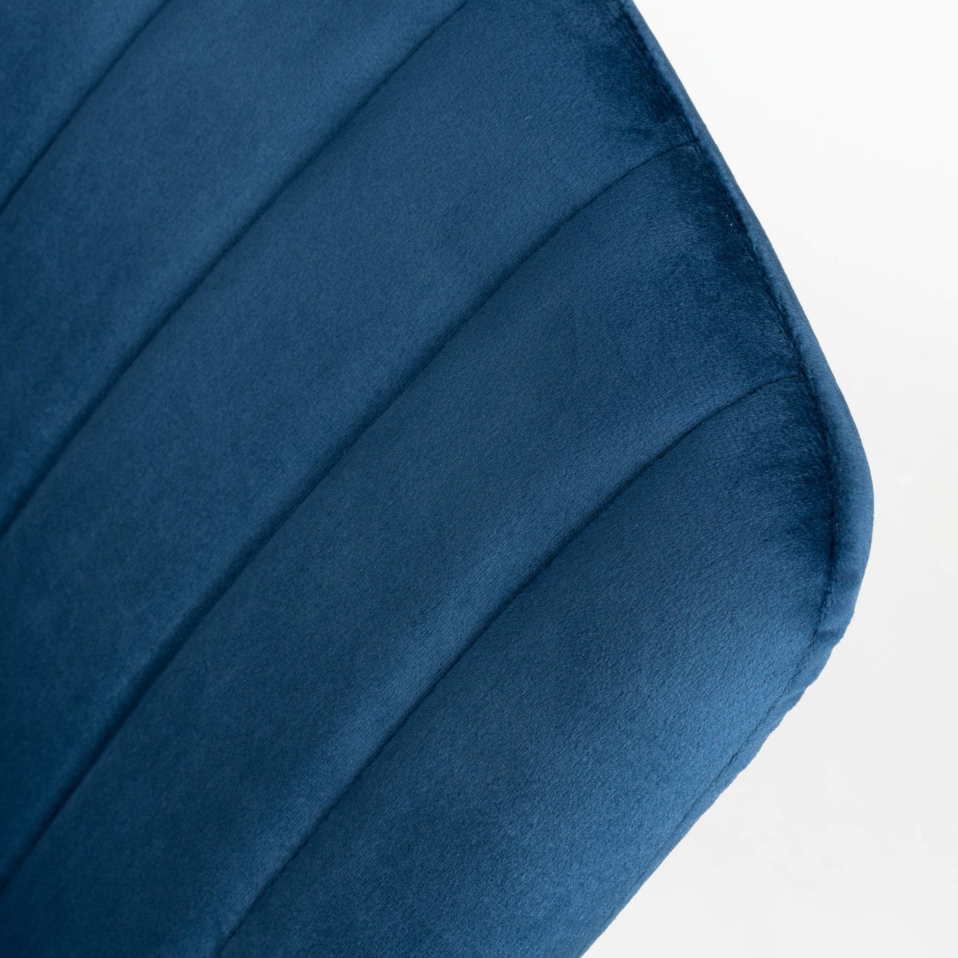 Lisbon Brushed Velvet Blue Dining Chair