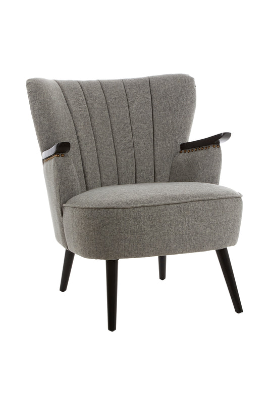 Hampstead Grey Fabric Armchair