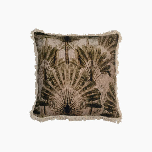 Tropical Island Digital Printed Feather-filled Cushion