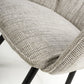 Baltimore Tweed Toffee Swivel Dining Chair