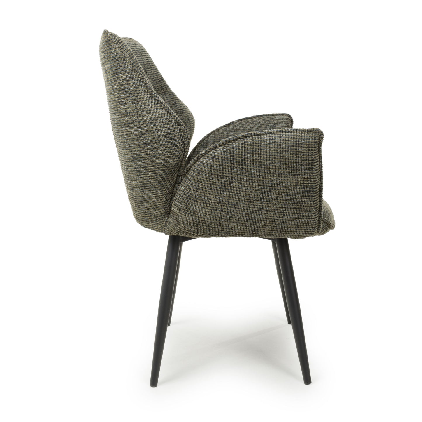 Baltimore Tweed Green Swivel Dining Chair