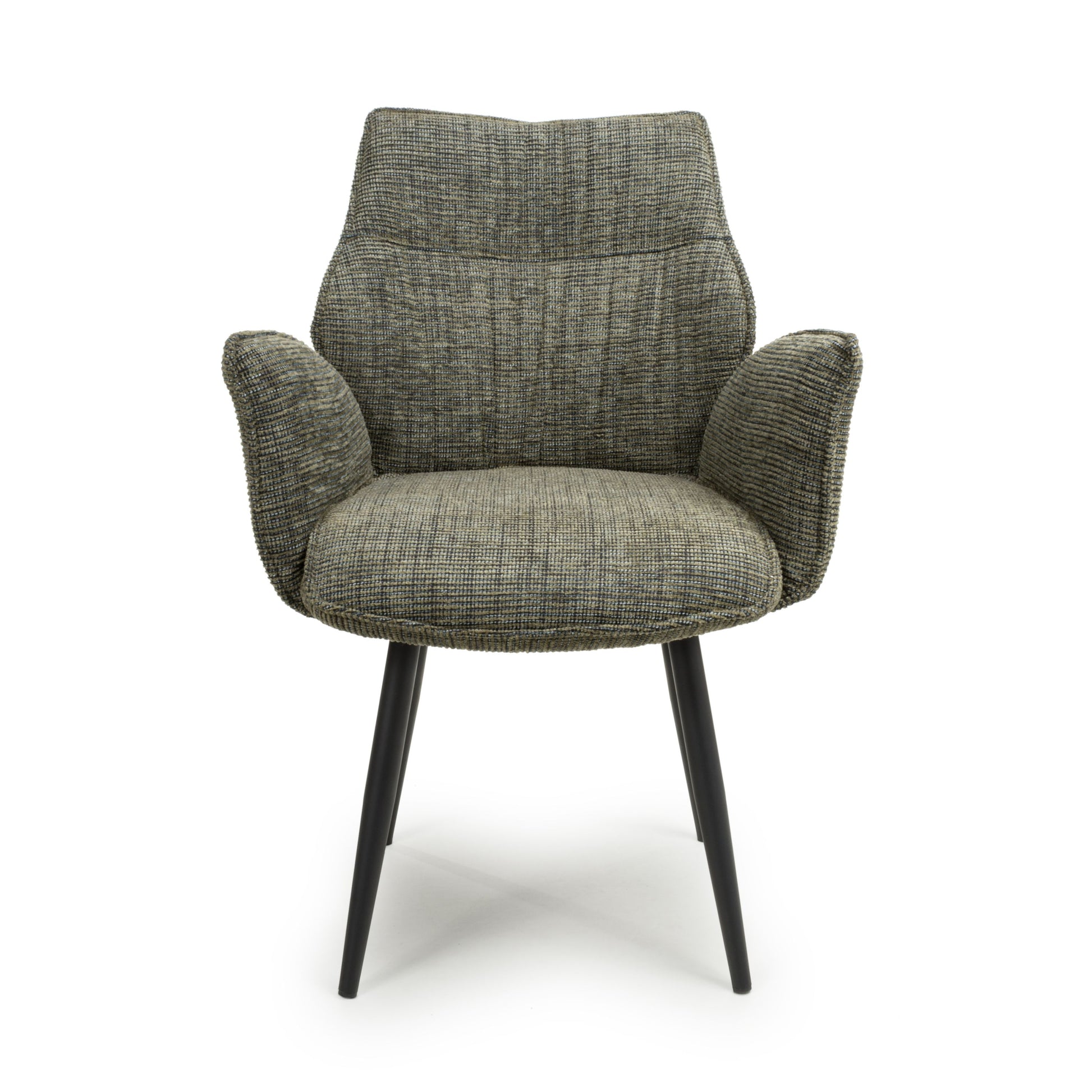 Baltimore Tweed Green Swivel Dining Chair