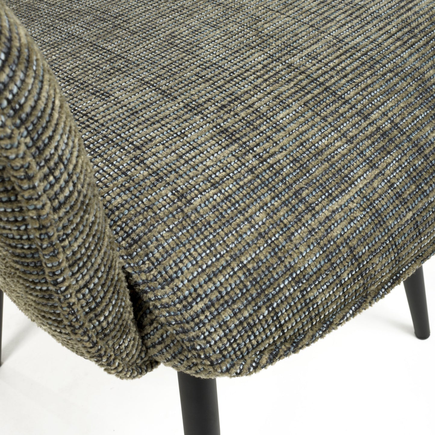 Baltimore Tweed Green Swivel Dining Chair