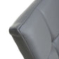 Jenner Leather Effect Grey/Chrome Dining Chair