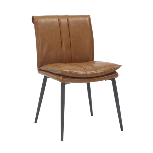 Lansdowne Leather Effect Tan Dining Chair