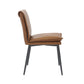 Lansdowne Leather Effect Tan Dining Chair