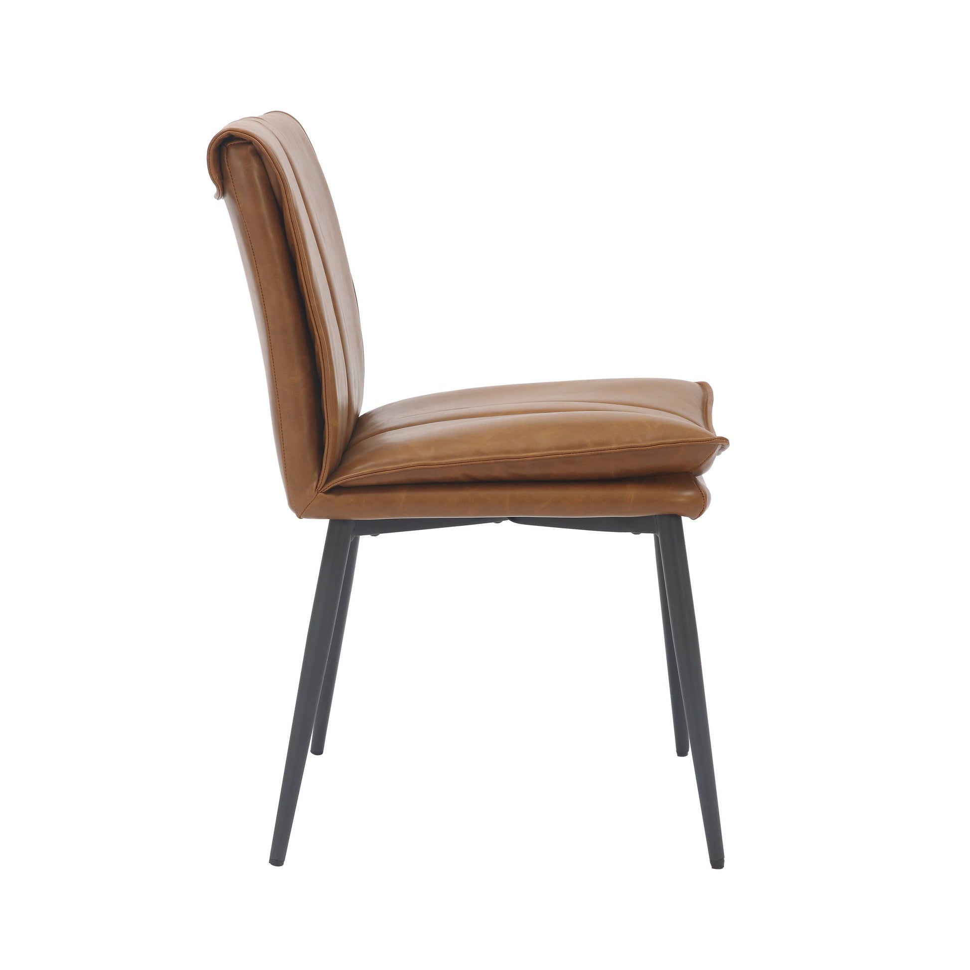 Lansdowne Leather Effect Tan Dining Chair