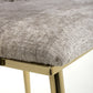 Ontario Chenille Effect Mink Dining Chair