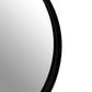 Cindy Medium Matte Black Finish Wall Mirror