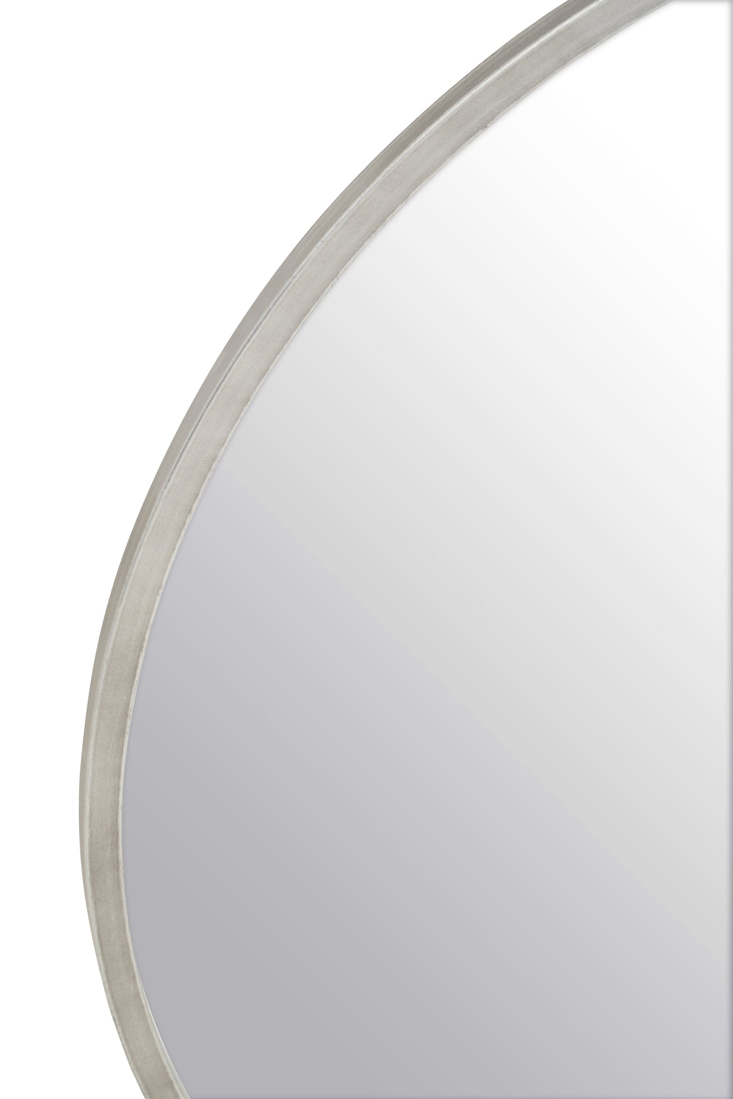 Saska Large Antique Silver Wall Mirror