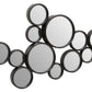 Persephone Large Black Multi Circles Wall Mirror