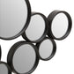 Persephone Large Black Multi Circles Wall Mirror