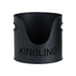 Black Finish Logs And Kindling Buckets & Matchstick Holder