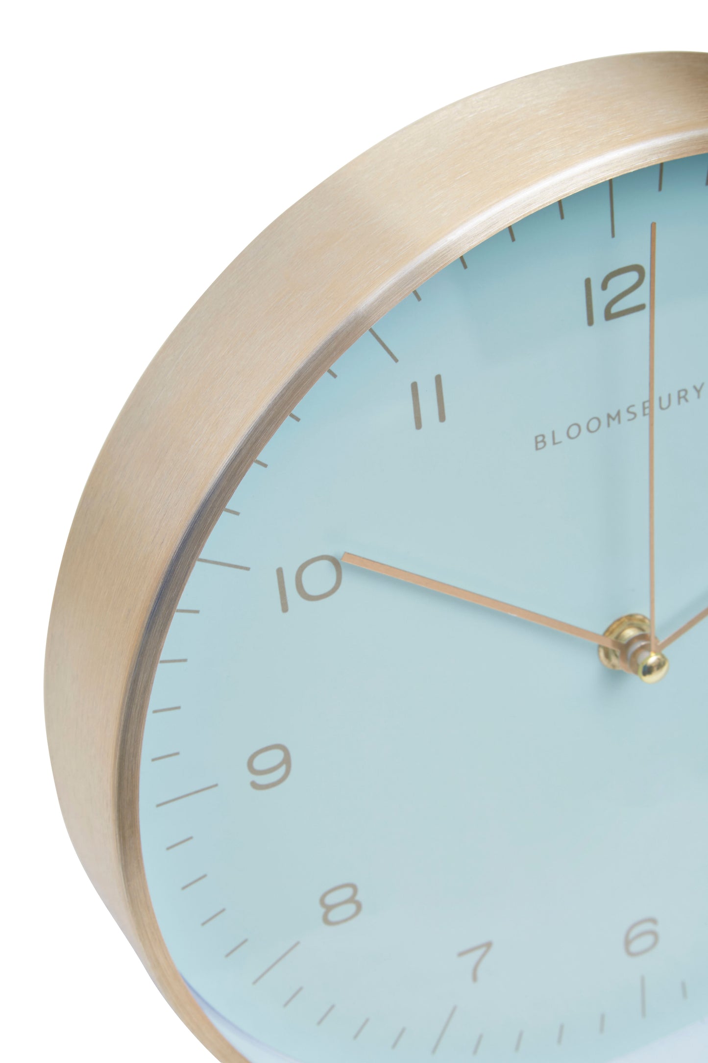 Elko Gold And Mint Green Finish Wall Clock