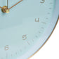 Elko Gold And Mint Green Finish Wall Clock