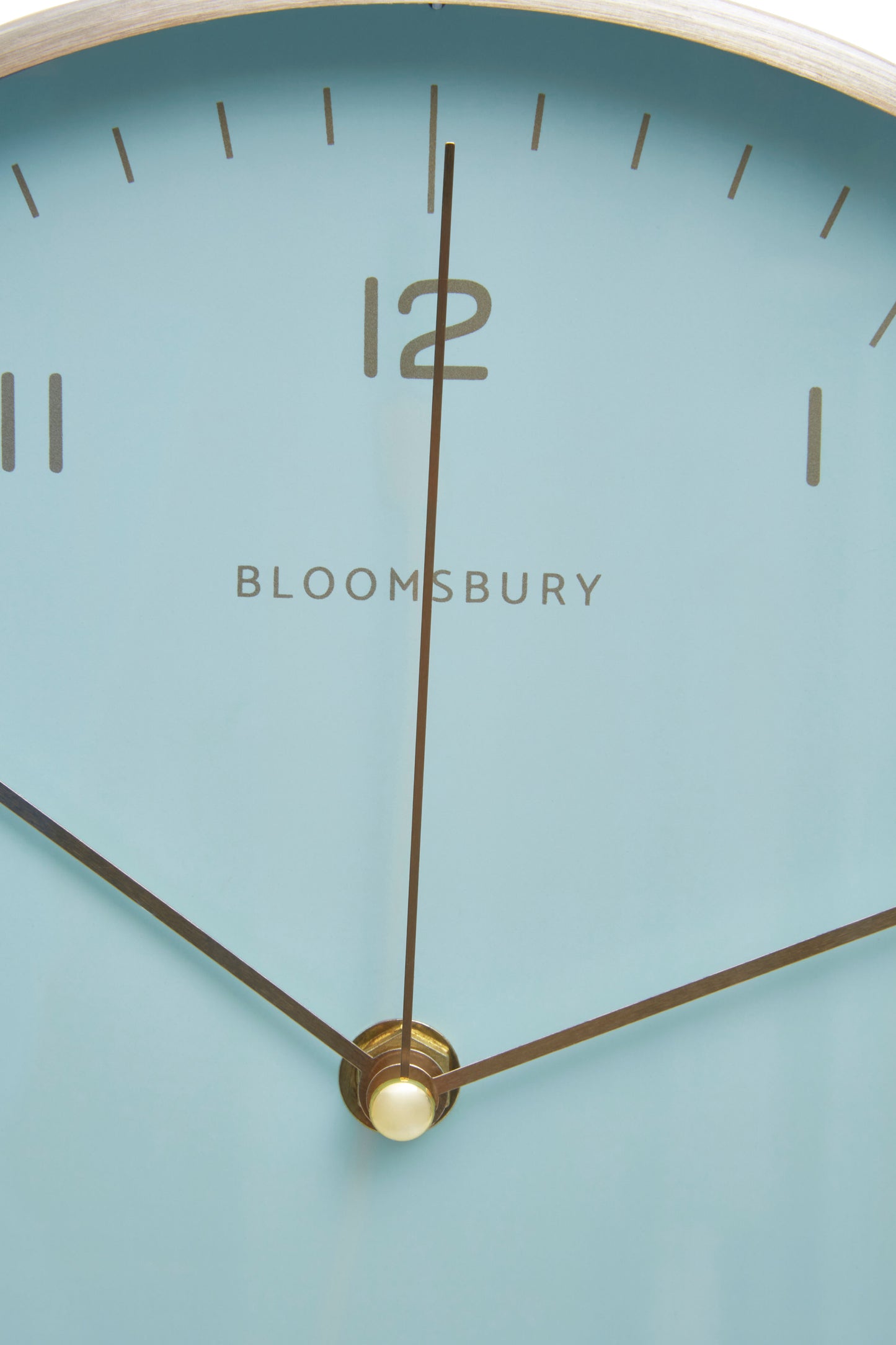 Elko Gold And Mint Green Finish Wall Clock