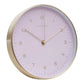 Elko Gold And Pink Finish Wall Clock