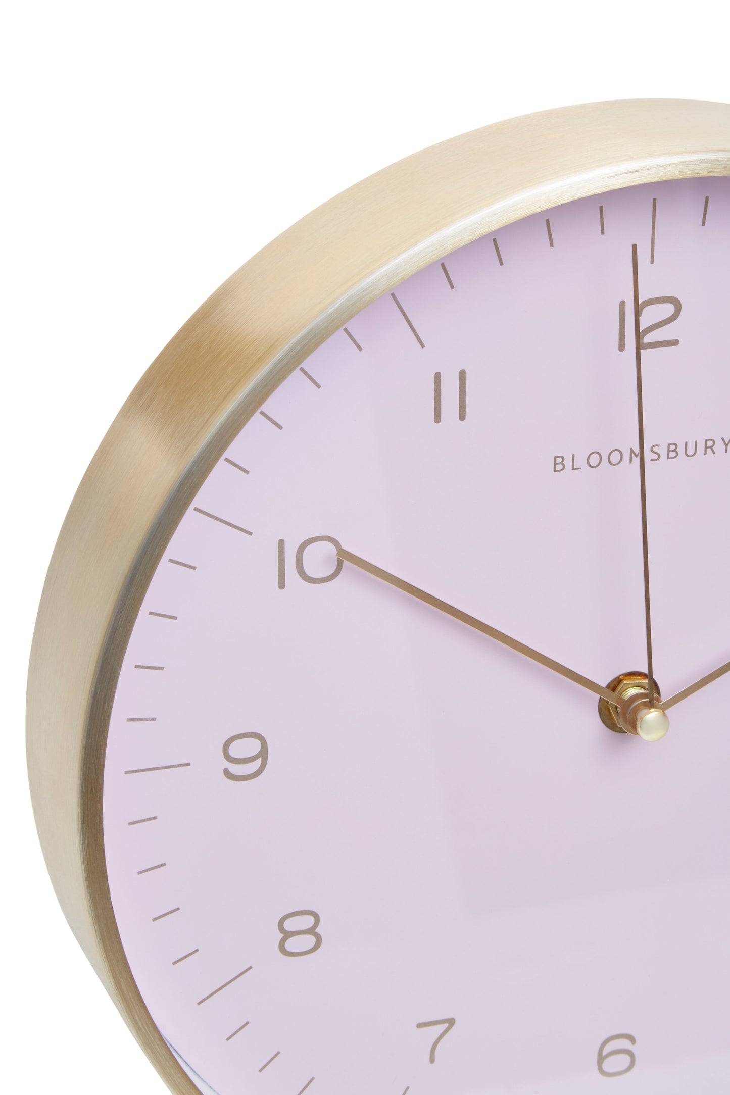 Elko Gold And Pink Finish Wall Clock